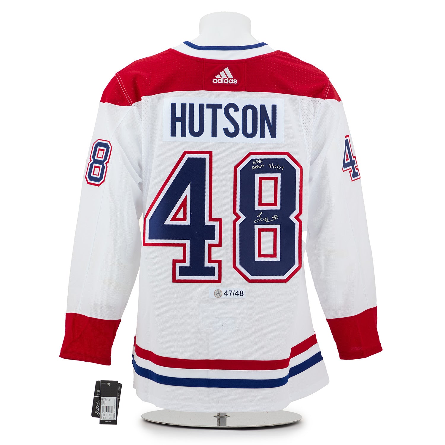 AJ Sports | Nico Hischier Signed New Jersey Devils Alternate