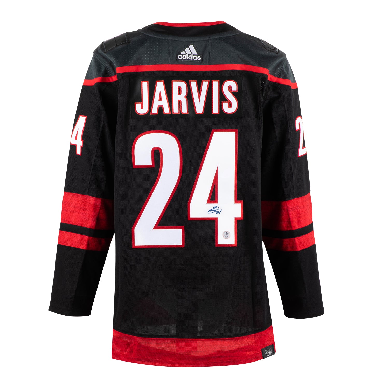 AJ Sports | Seth Jarvis Signed Carolina Hurricanes Black adidas Jersey