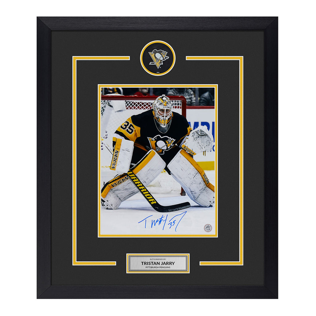Tristan Jarry Pittsburgh Penguins Autographed Black Adidas Authentic Jersey  - Autographed NHL Jerseys at 's Sports Collectibles Store