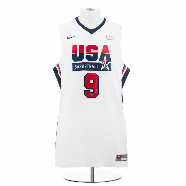 AJ Sports | Michael Jordan Signed Team USA Olympic Nike Throwback
