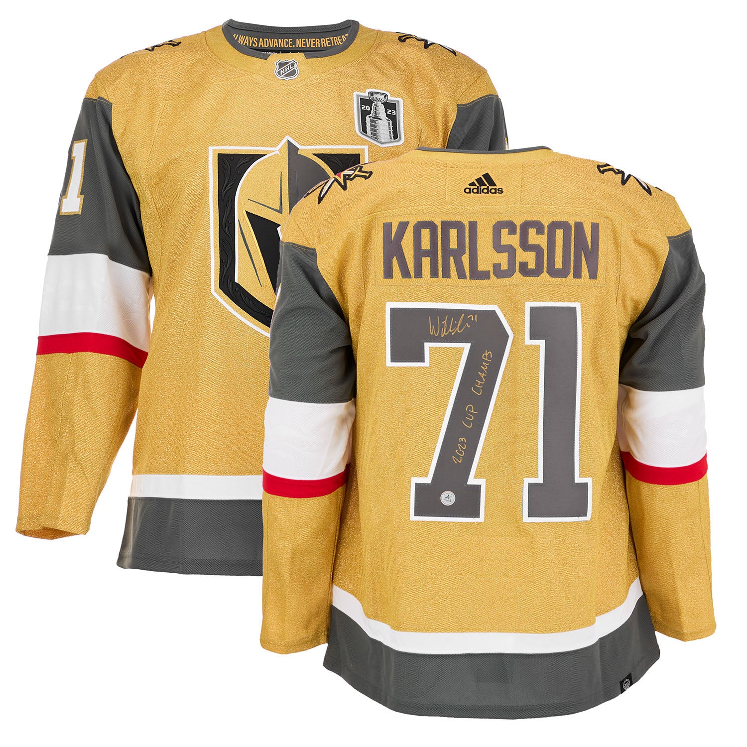 AJ Sports | William Karlsson Vegas Golden Knights Signed 2023