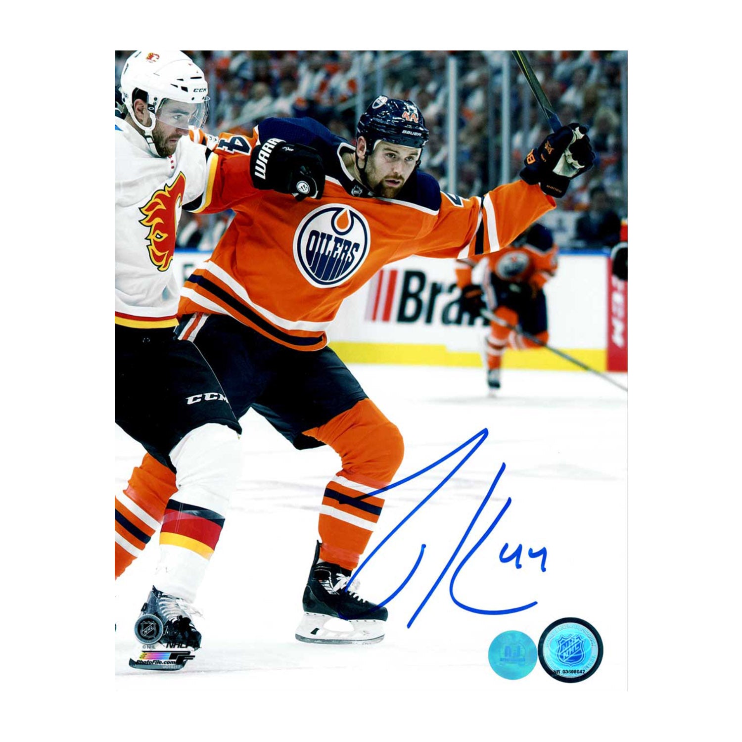 ディーゼル、マイケルズ autograph AJ Sports | Zack Kassian Autographed Edmonton Oilers Hockey 8x10 Photo