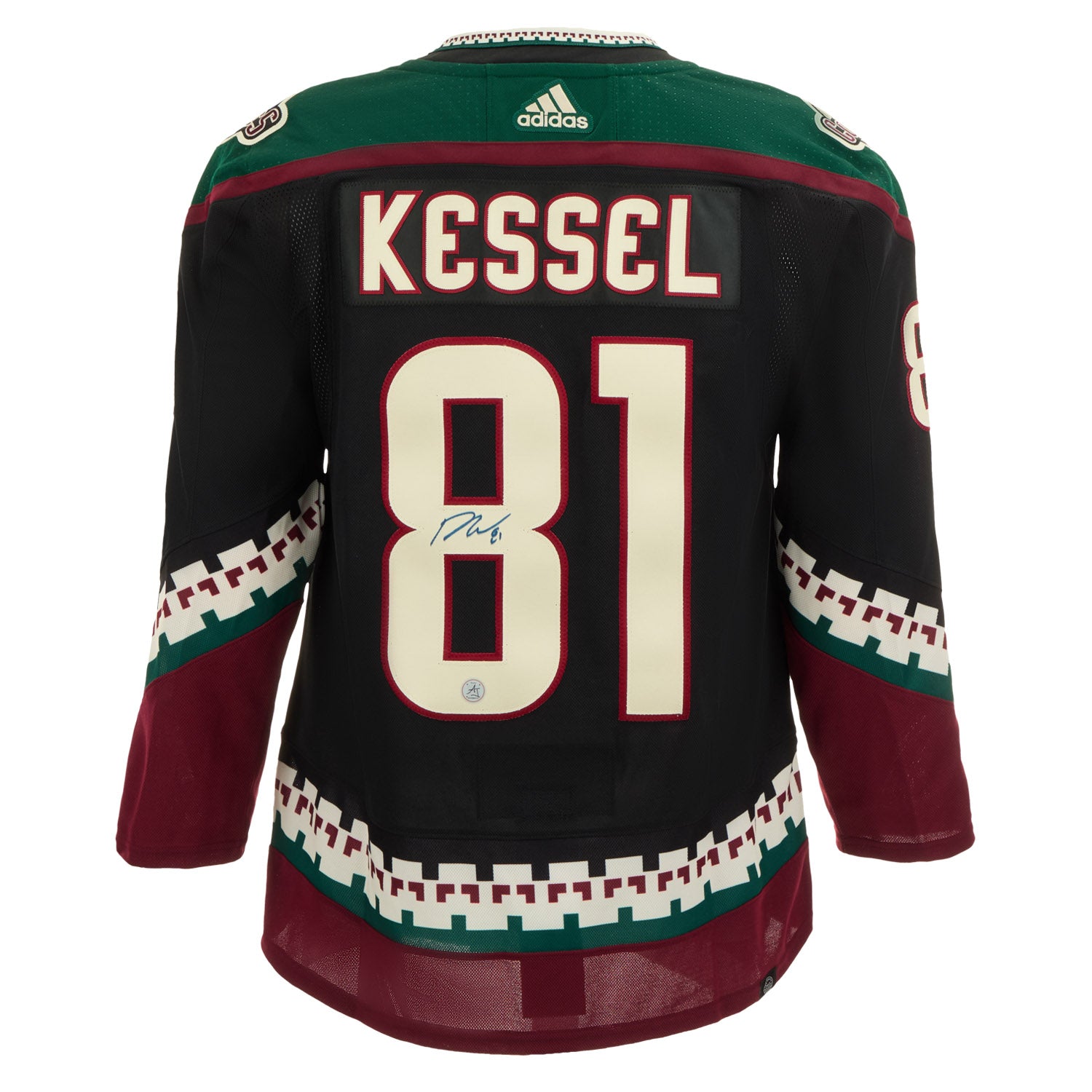 AJ Sports | Phil Kessel Signed Arizona Coyotes Black Kachina