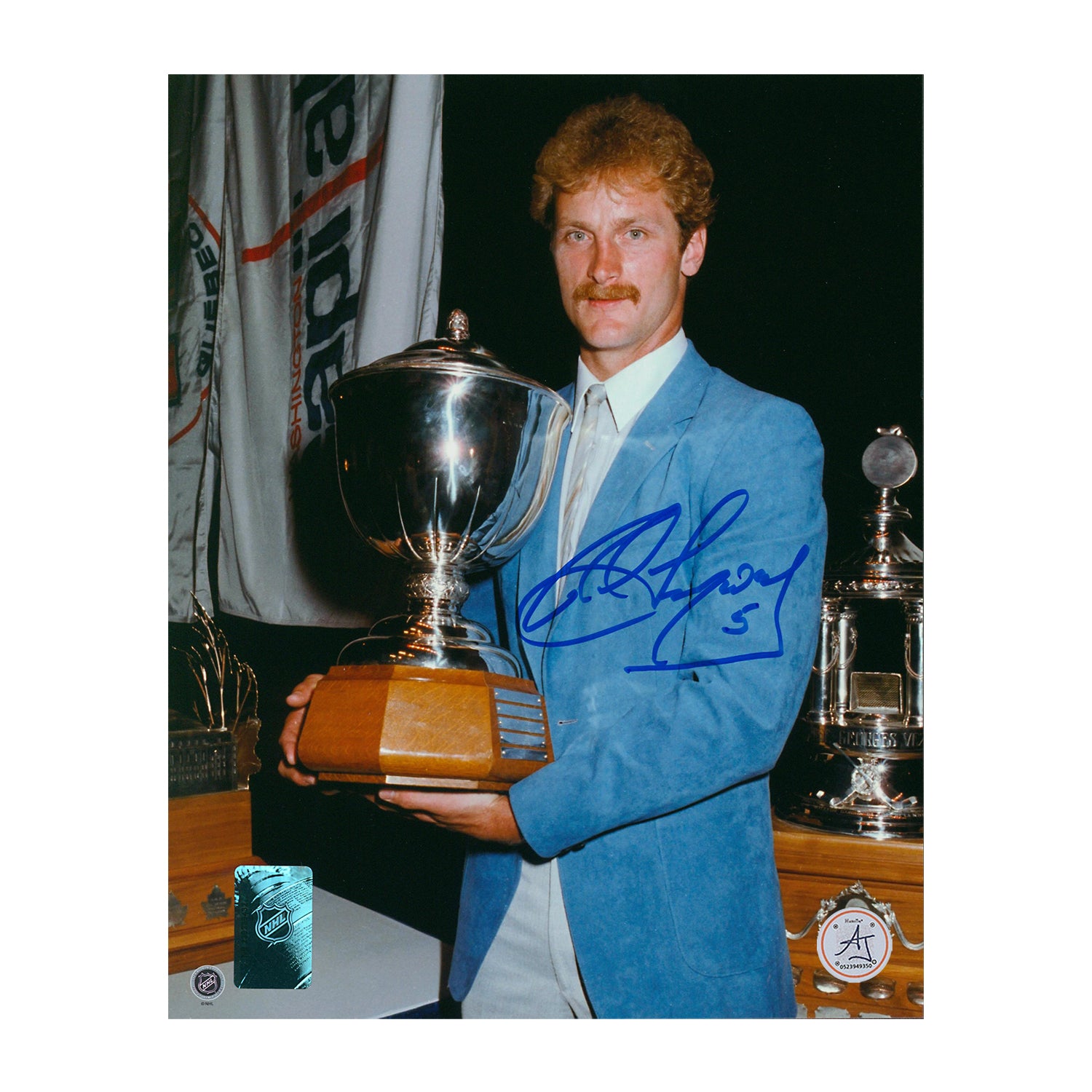 AJ Sports | Rod Langway Signed Washington Capitals Norris Trophy 8x10 Photo