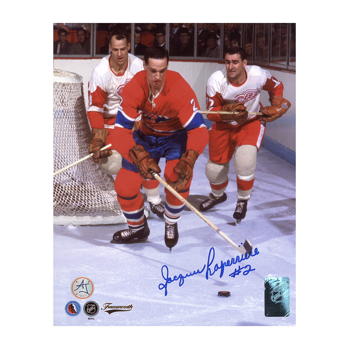 AJ Sports | Jacques Laperriere Autographed Montreal Canadiens vs Howe ...
