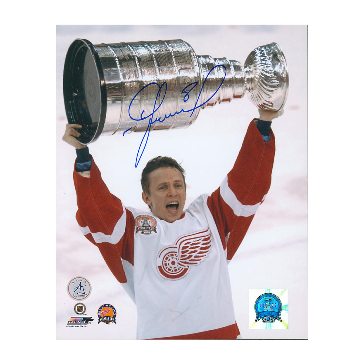 AJ Sports | Igor Larionov Autographed Detroit Red Wings Stanley Cup ...