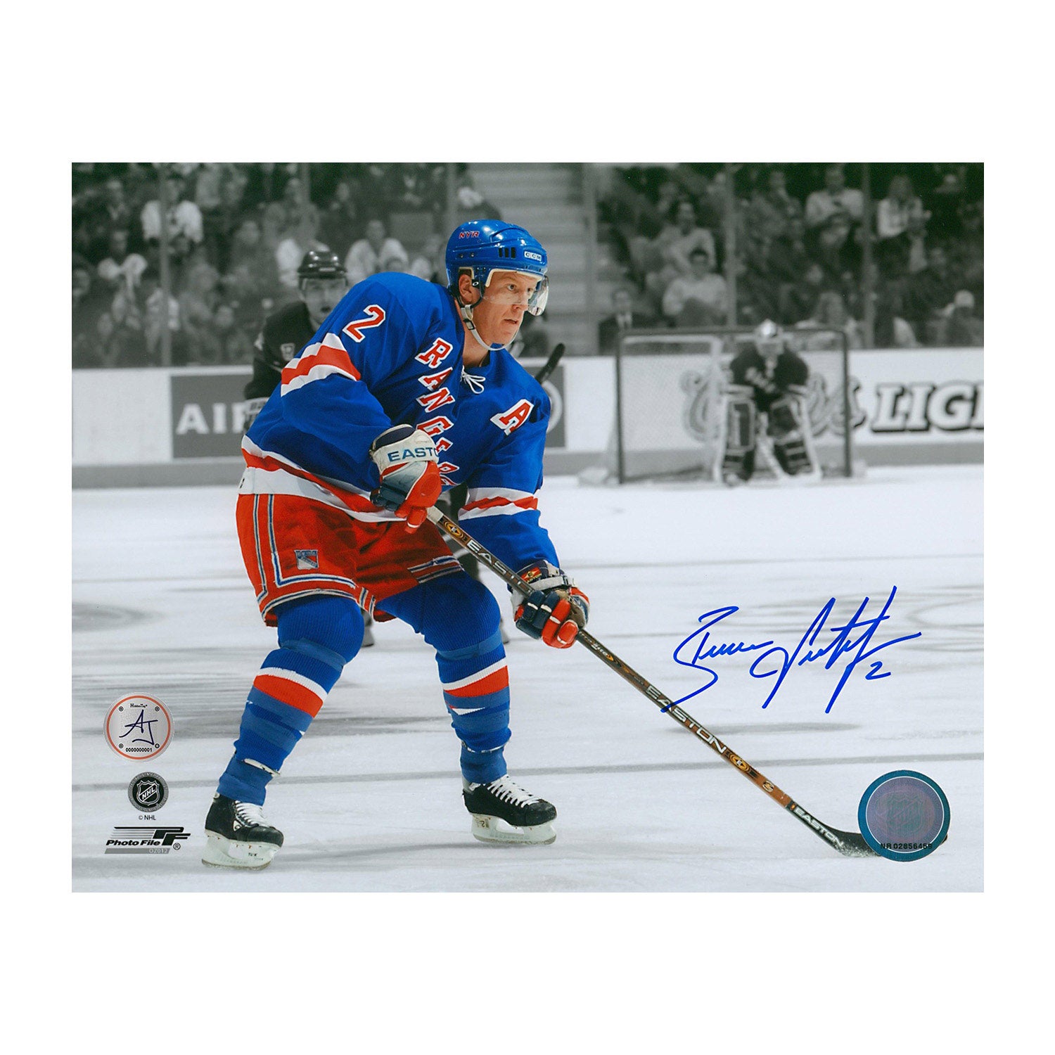 AJ Sports | Brian Leetch Autographed New York Rangers Color