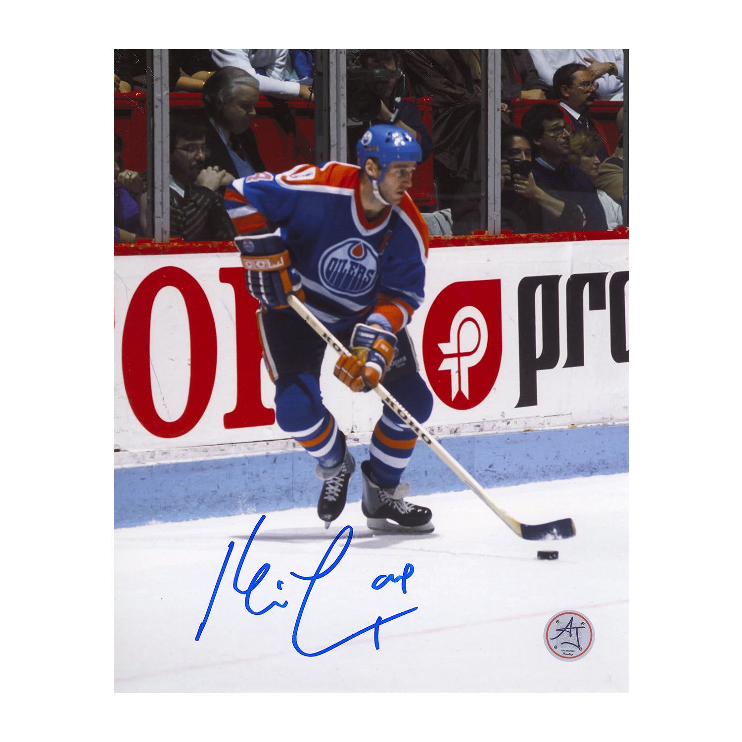 AJ Sports | Kevin Lowe Signed Edmonton Oilers 8x10 Photo