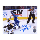 AJ Sports | Mitch Marner Autographed Toronto Maple Leafs Game Action 8x10 Photo