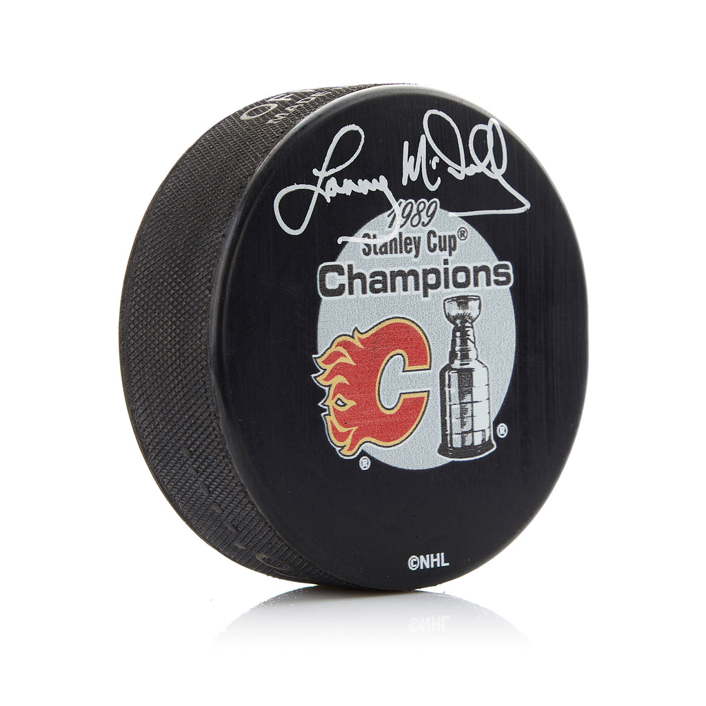 Lanny McDonald Calgary Flames HOF STATS Autographed 16x20 - NHL