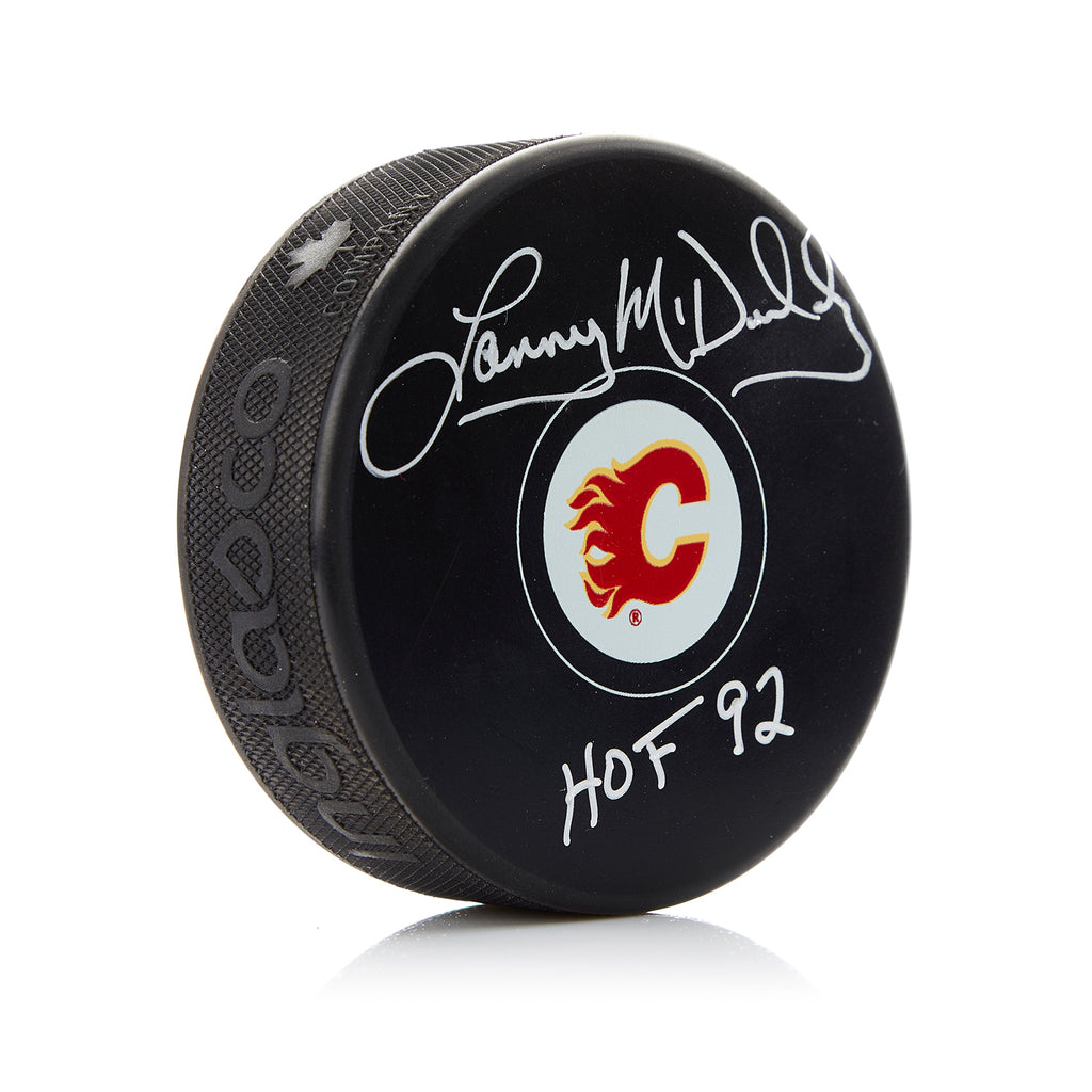 Autographed LANNY MCDONALD 8X10 Calgary Flames Photo - Main Line Autographs
