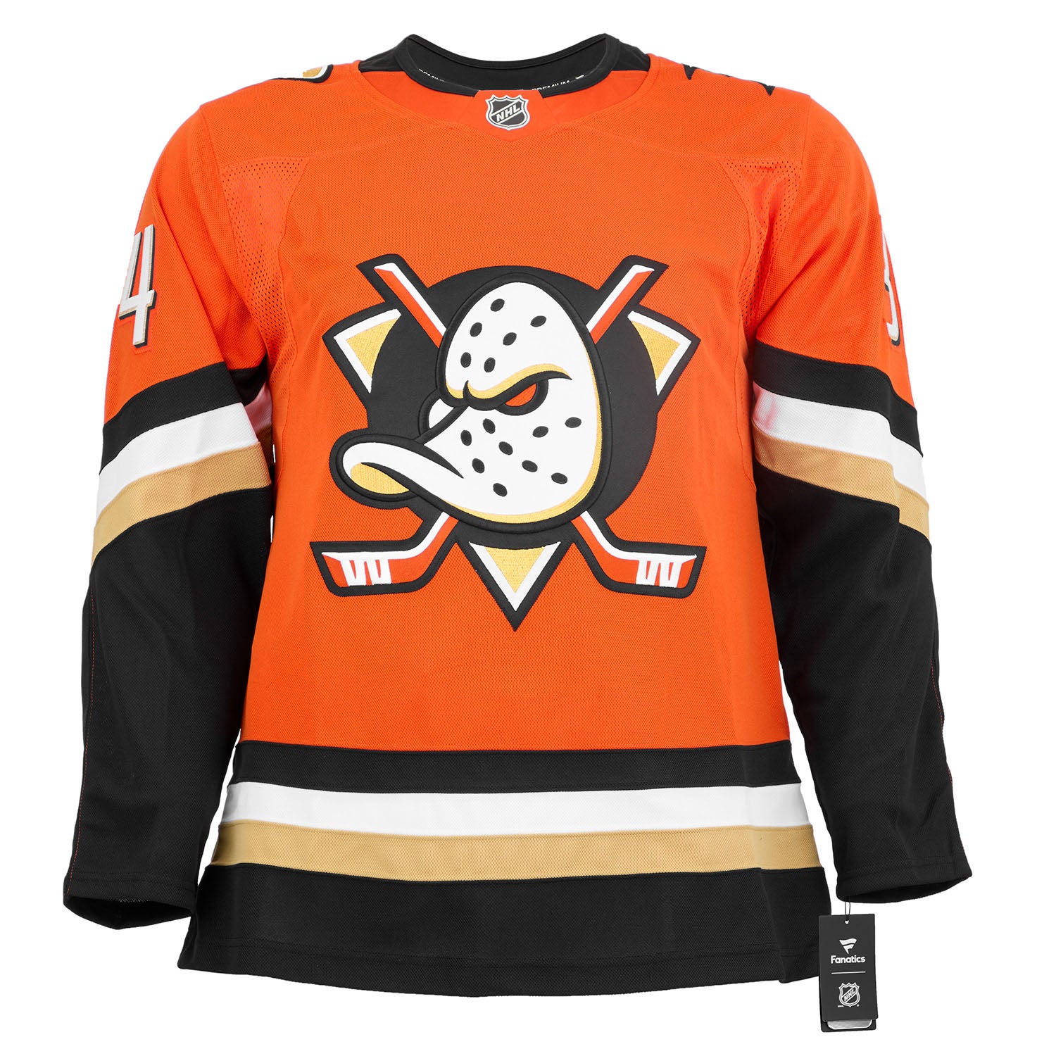 AJ Sports | Pavel Mintyukov Signed Anaheim Ducks Orange Fanatics