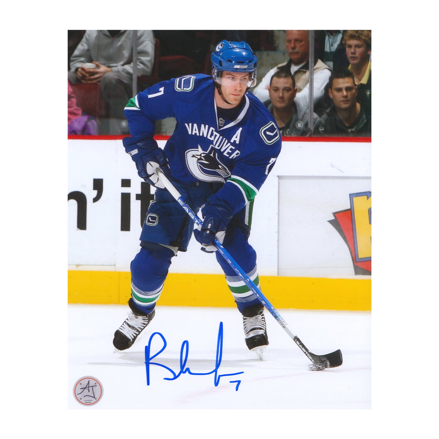 AJ Sports | Brendan Morrison Signed Vancouver Canucks Attack Zone 8x10 Photo