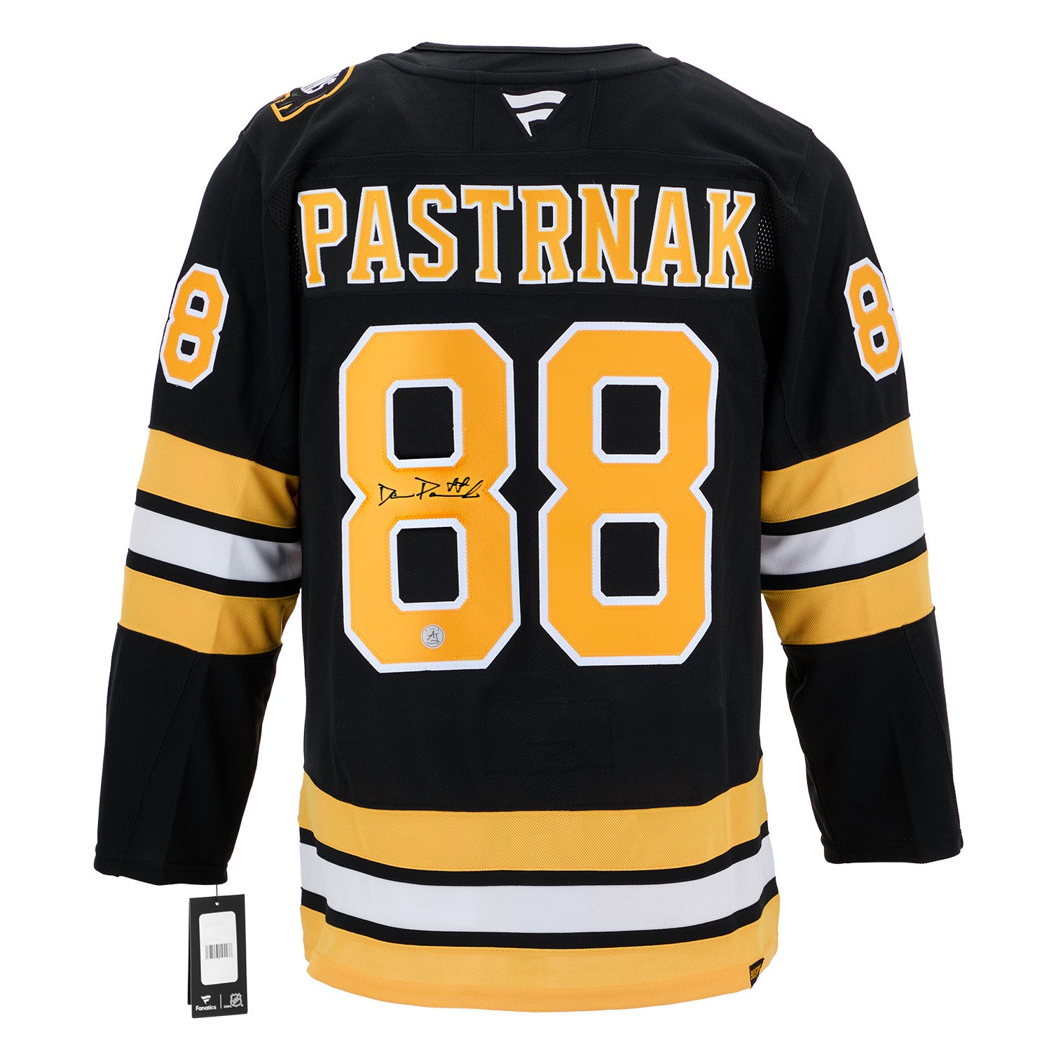 AJ Sports | David Pastrnak Autographed Boston Bruins Fanatics