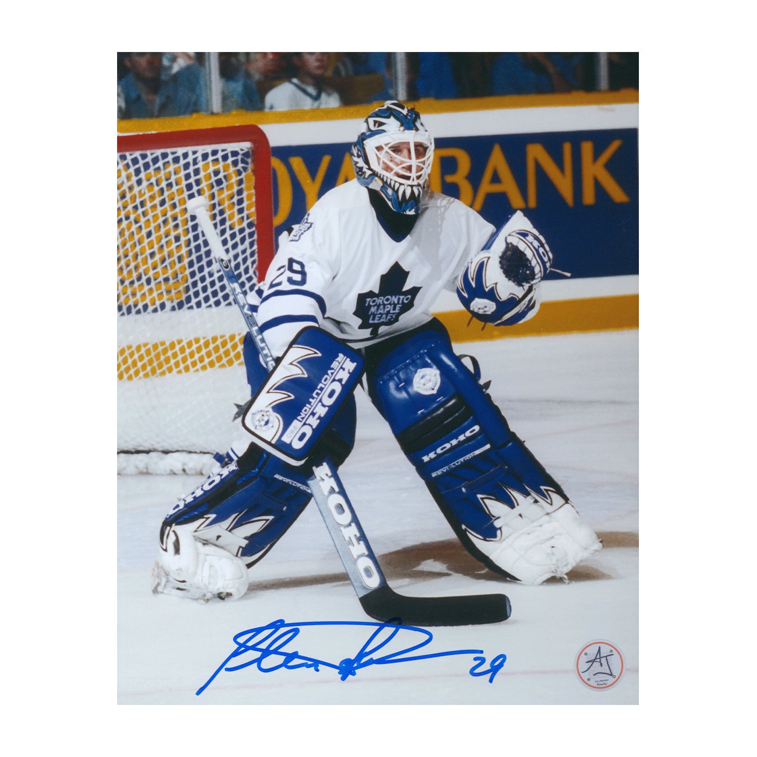 AJ Sports | Felix Potvin Autographed Toronto Maple Leafs Home Ice 8x10 Photo