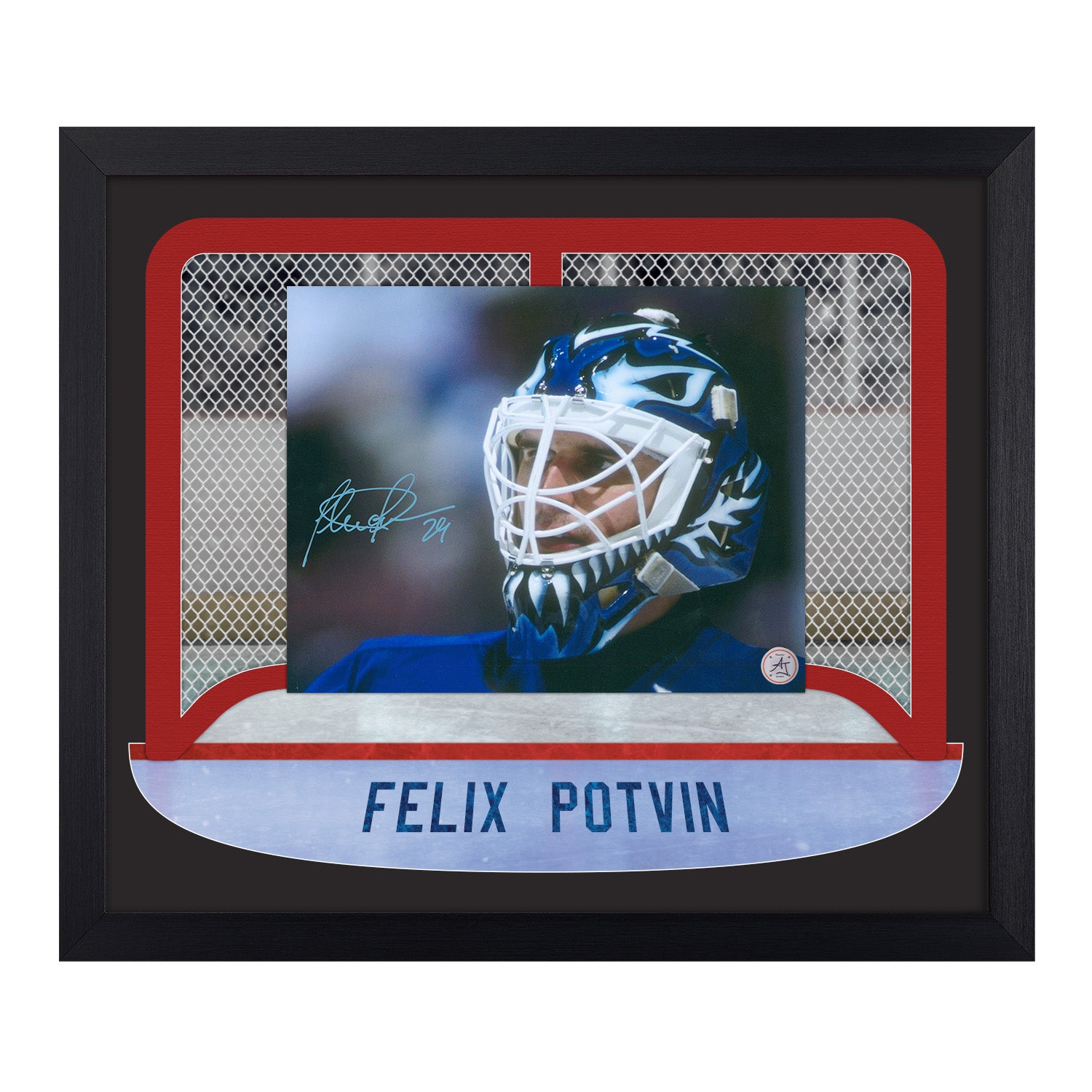 AJ Sports | Felix Potvin Autographed Toronto Goalie Mask Between