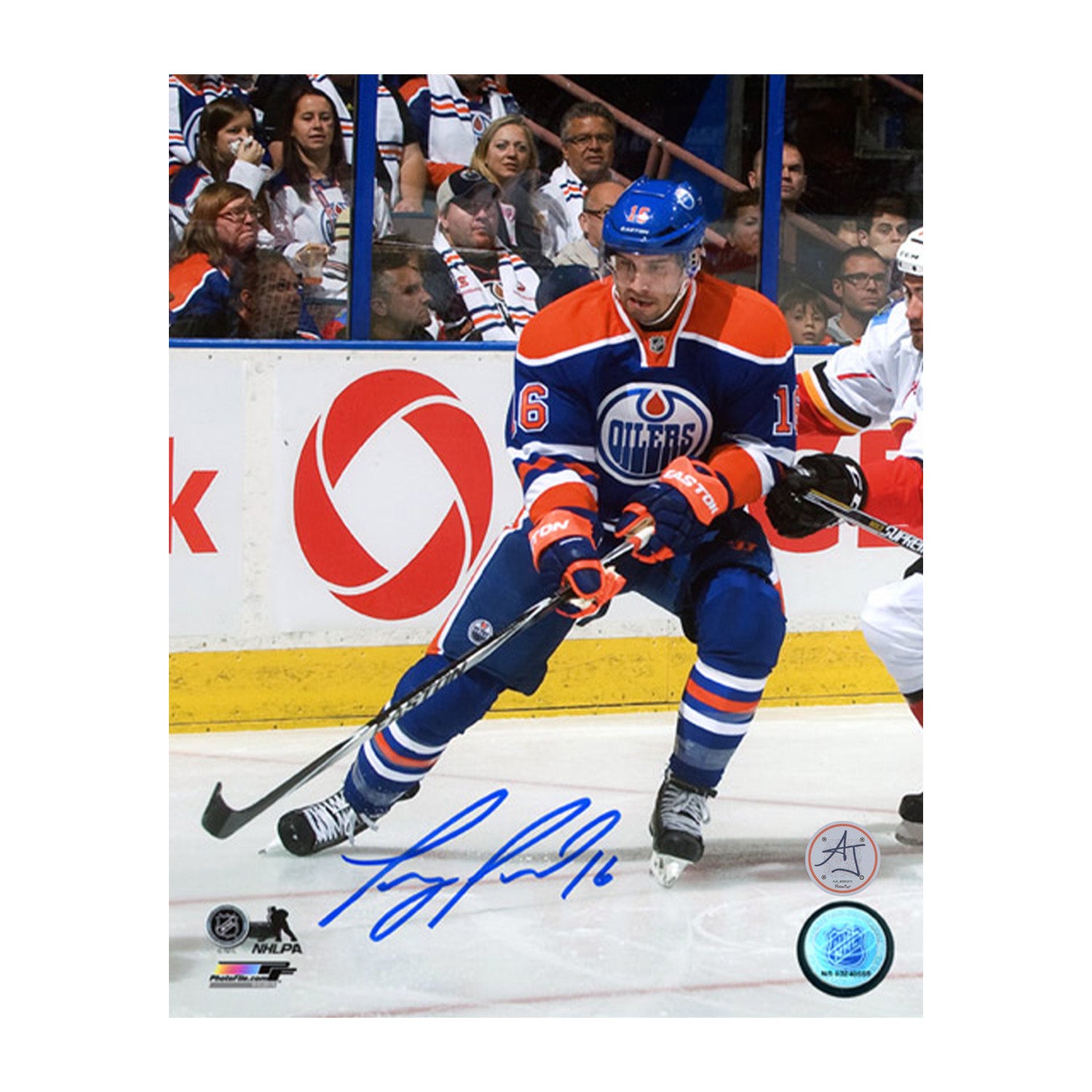 AJ Sports | Teddy Purcell Autographed Edmonton Oilers 8x10 Photo