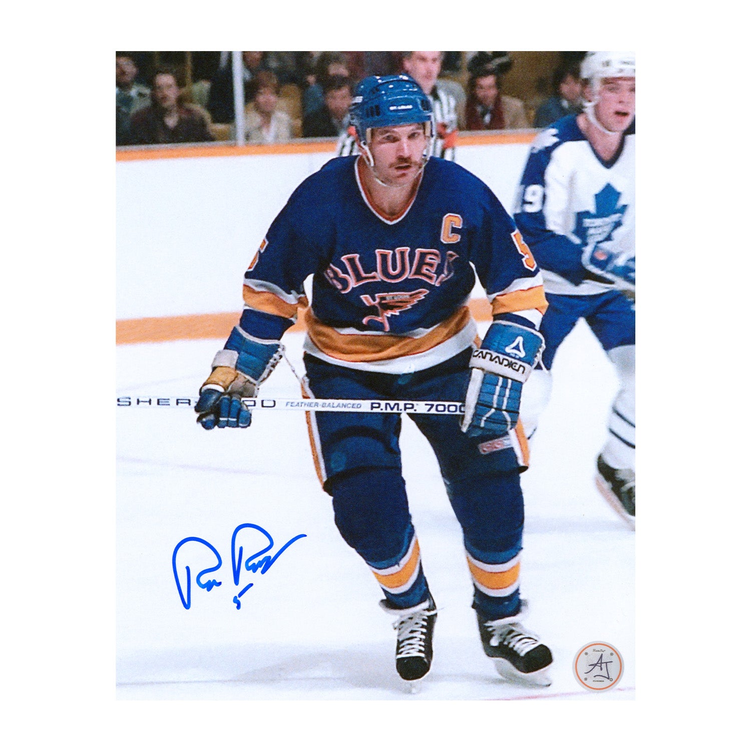 AJ Sports | Rob Ramage Autographed St Louis Blues Captain 8x10 Photo