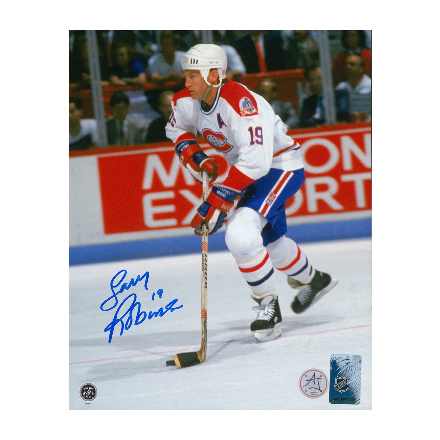 AJ Sports | Larry Robinson Signed Montreal Canadiens Home Ice 8x10