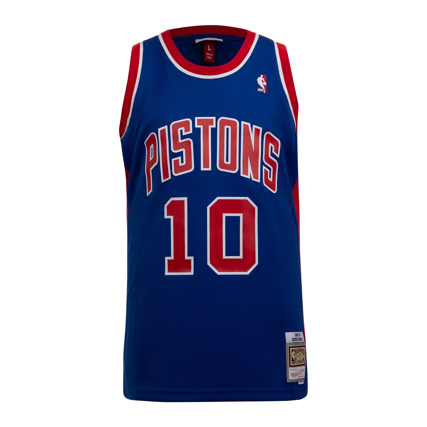 AJ Sports | Dennis Rodman Autographed Detroit Pistons Mitchell