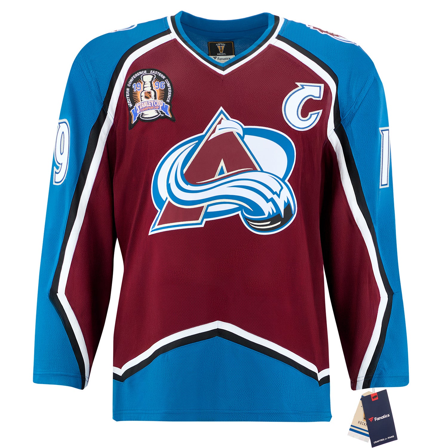 AJ Sports | Joe Sakic Colorado Avalanche Signed & Inscribed 1996