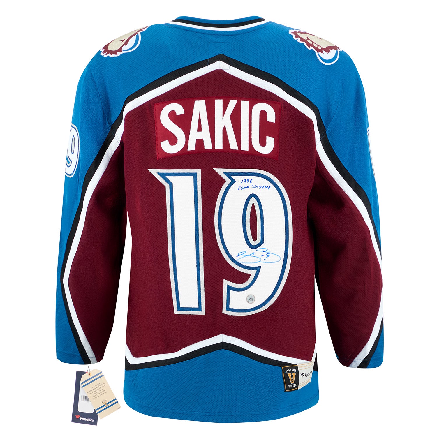 AJ Sports | Joe Sakic Colorado Avalanche Signed & Inscribed 1996