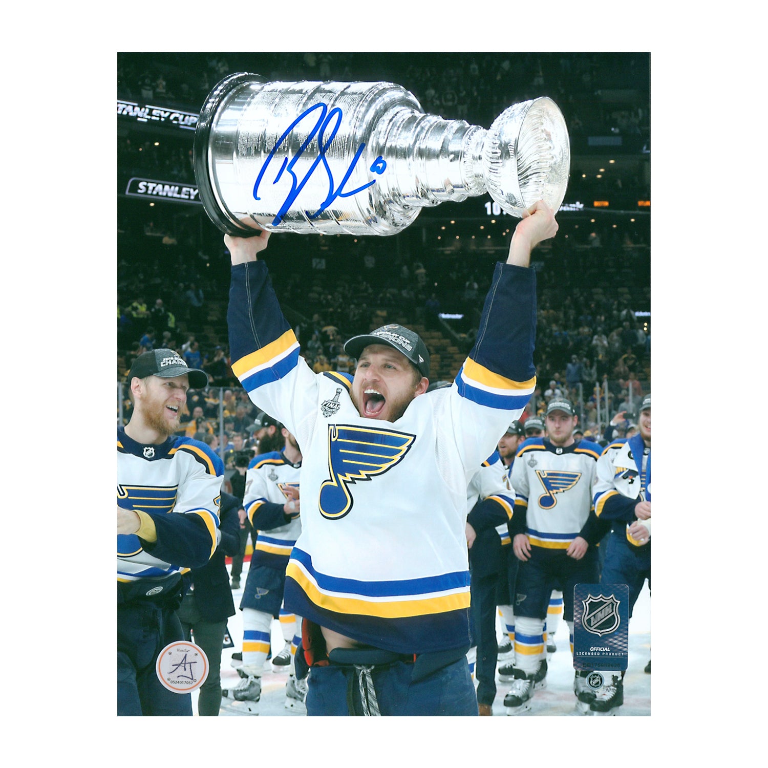 AJ Sports | Brayden Schenn Signed St Louis Blues 2019 Stanley Cup 8x10 Photo