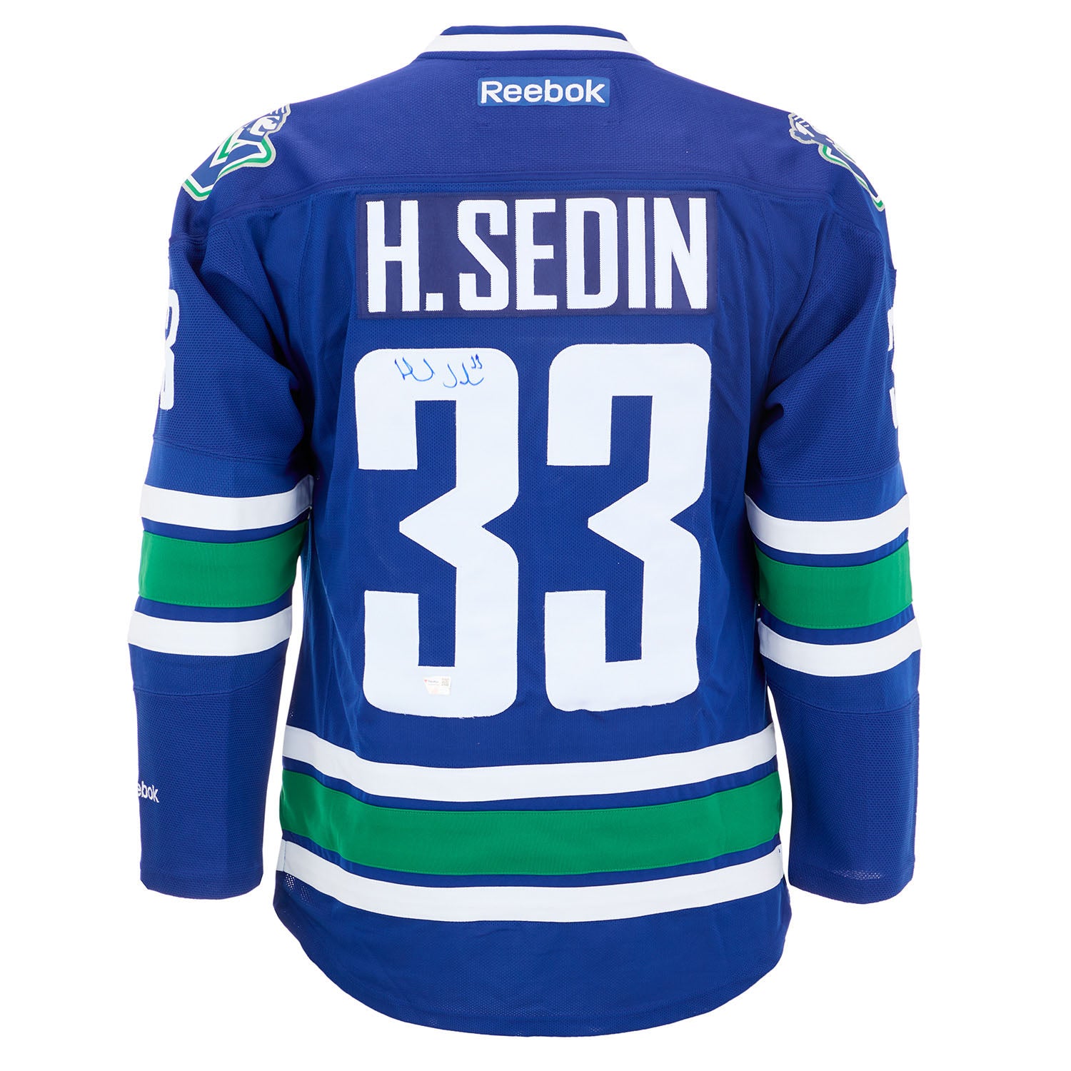 Henrik Sedin Reebok Vancouver Canucks Jersey Henrik Sedin Jersey