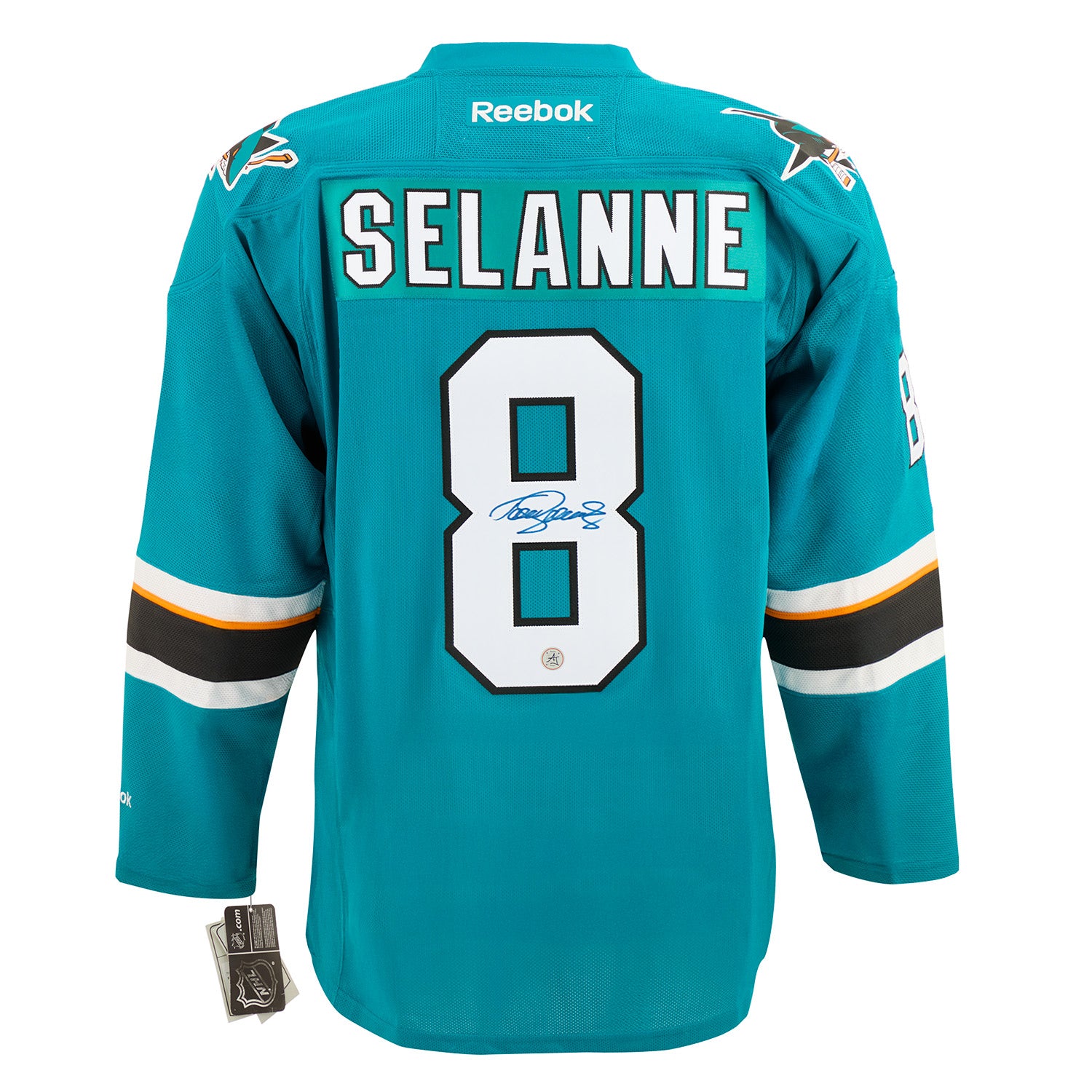 AJ Sports | Teemu Selanne Autographed San Jose Sharks Vintage