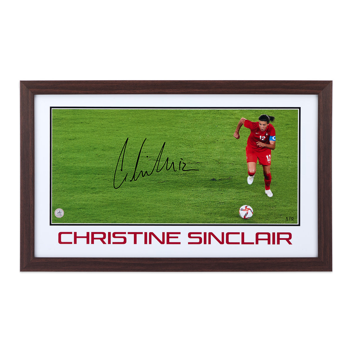 AJ Sports | Christine Sinclair Team Canada Prominent Signature 16x26 ...