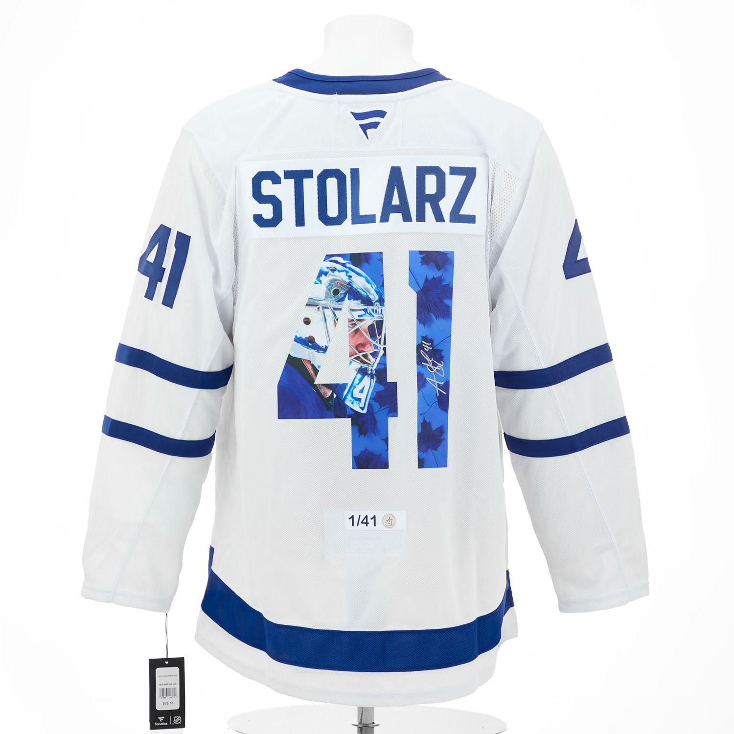 AJ Sports | Anthony Stolarz Signed Toronto Maple Leafs Graphic Art