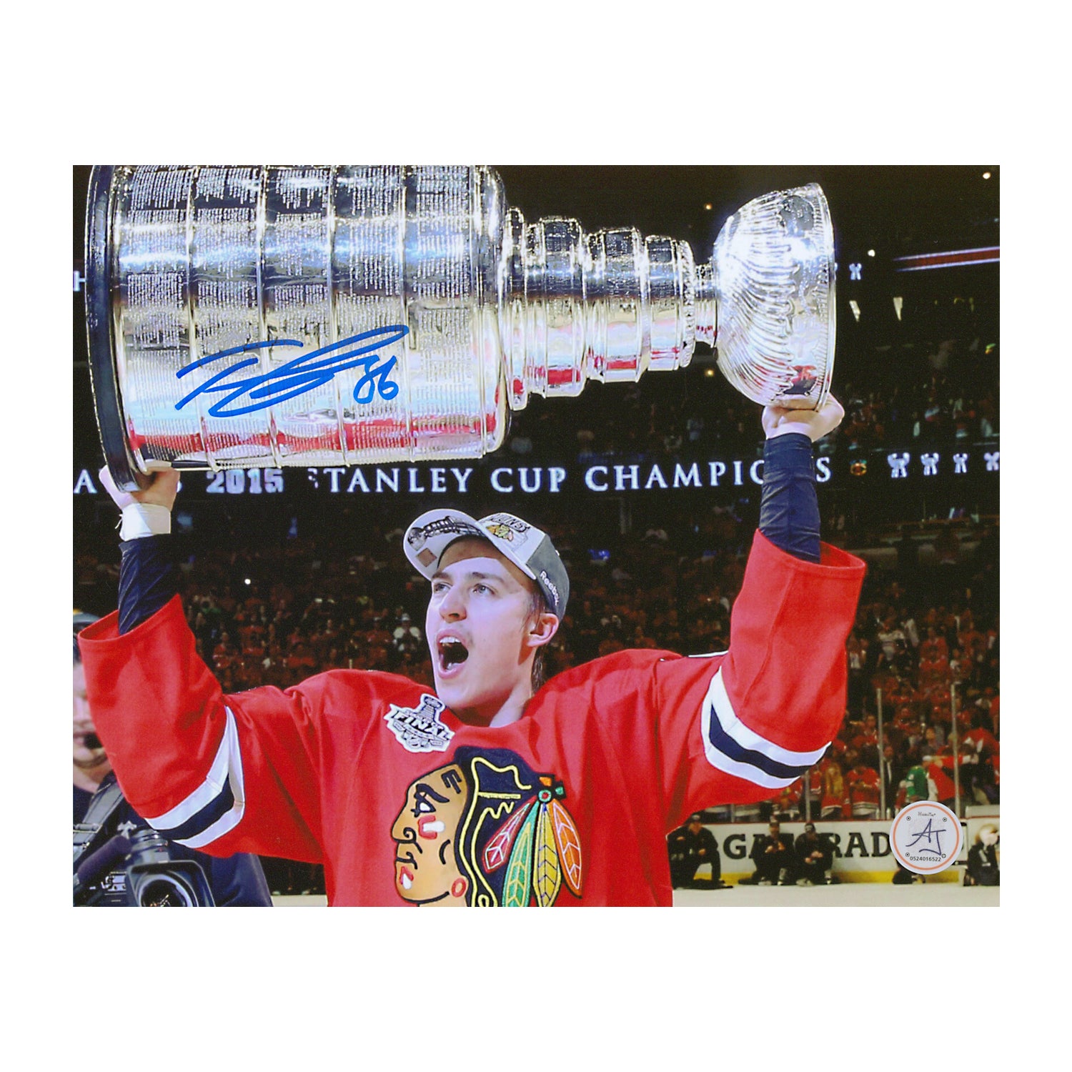 AJ Sports | Teuvo Teravainen Signed Chicago Blackhawks 2015 Stanley Cup 8x10 Photo