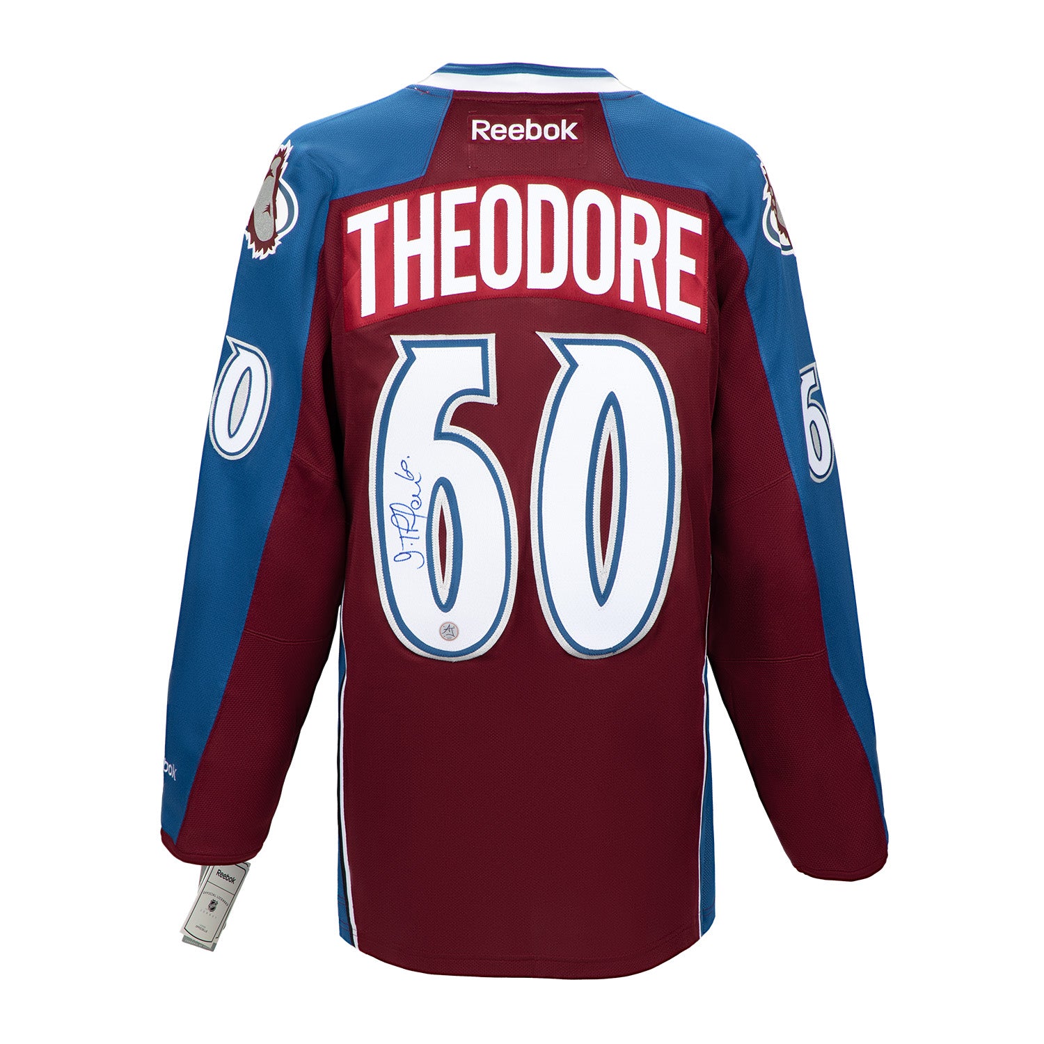 AJ Sports | Jose Theodore Autographed Colorado Avalanche Vintage