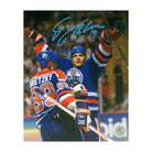 AJ Sports | Esa Tikkanen Signed Edmonton Oilers Celebration with Gretzky 8x10 Photo