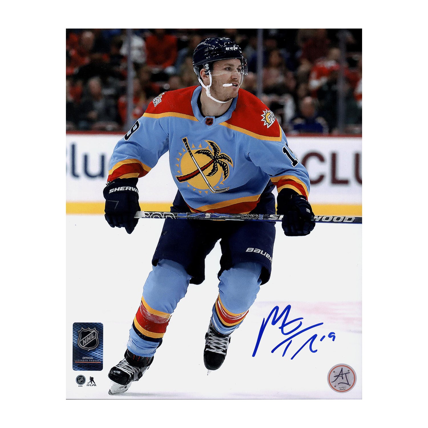 AJ Sports | Matthew Tkachuk Signed Florida Panthers Reverse Retro 8x10 ...