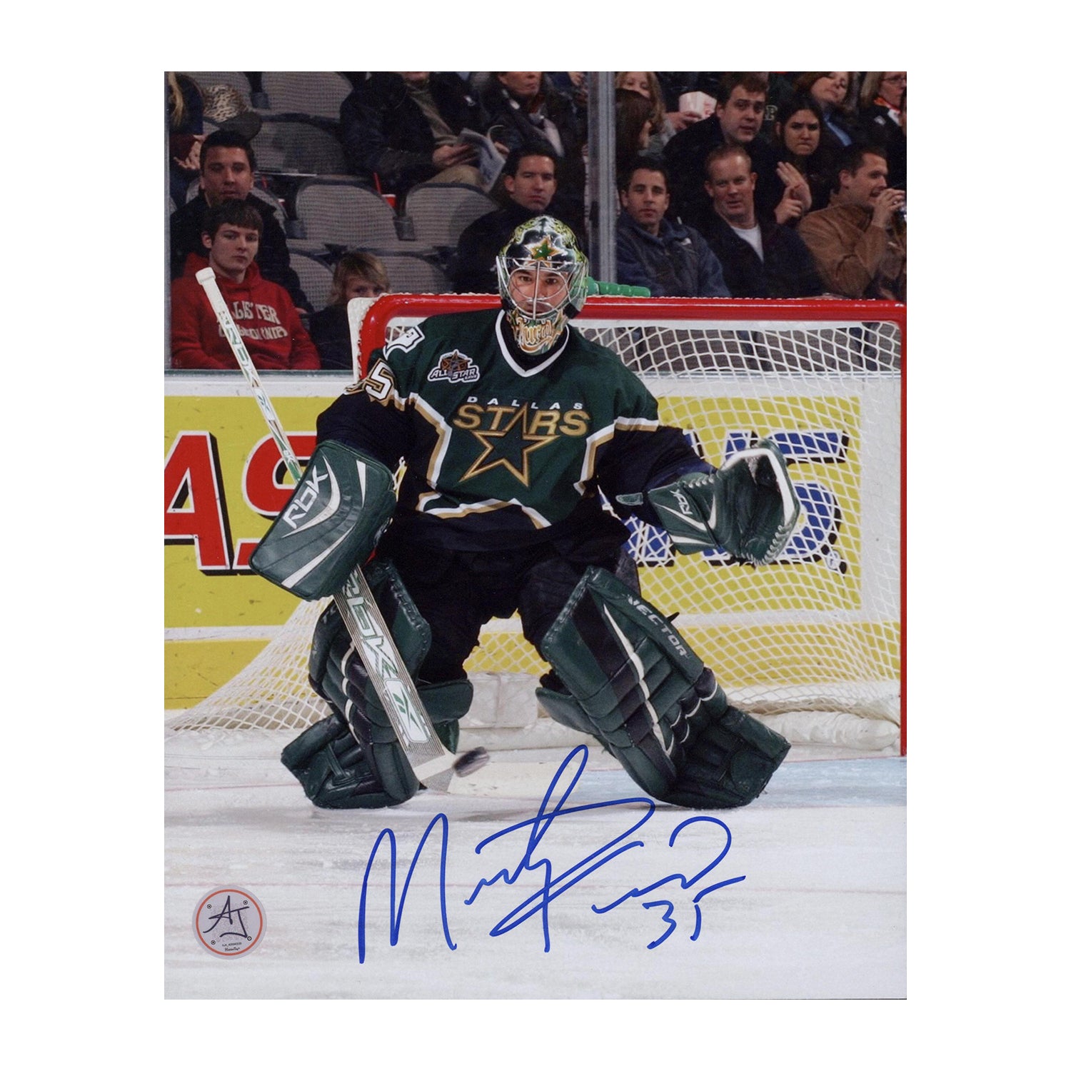 AJ Sports | Marty Turco Autographed Dallas Stars Goalie 8x10 Photo