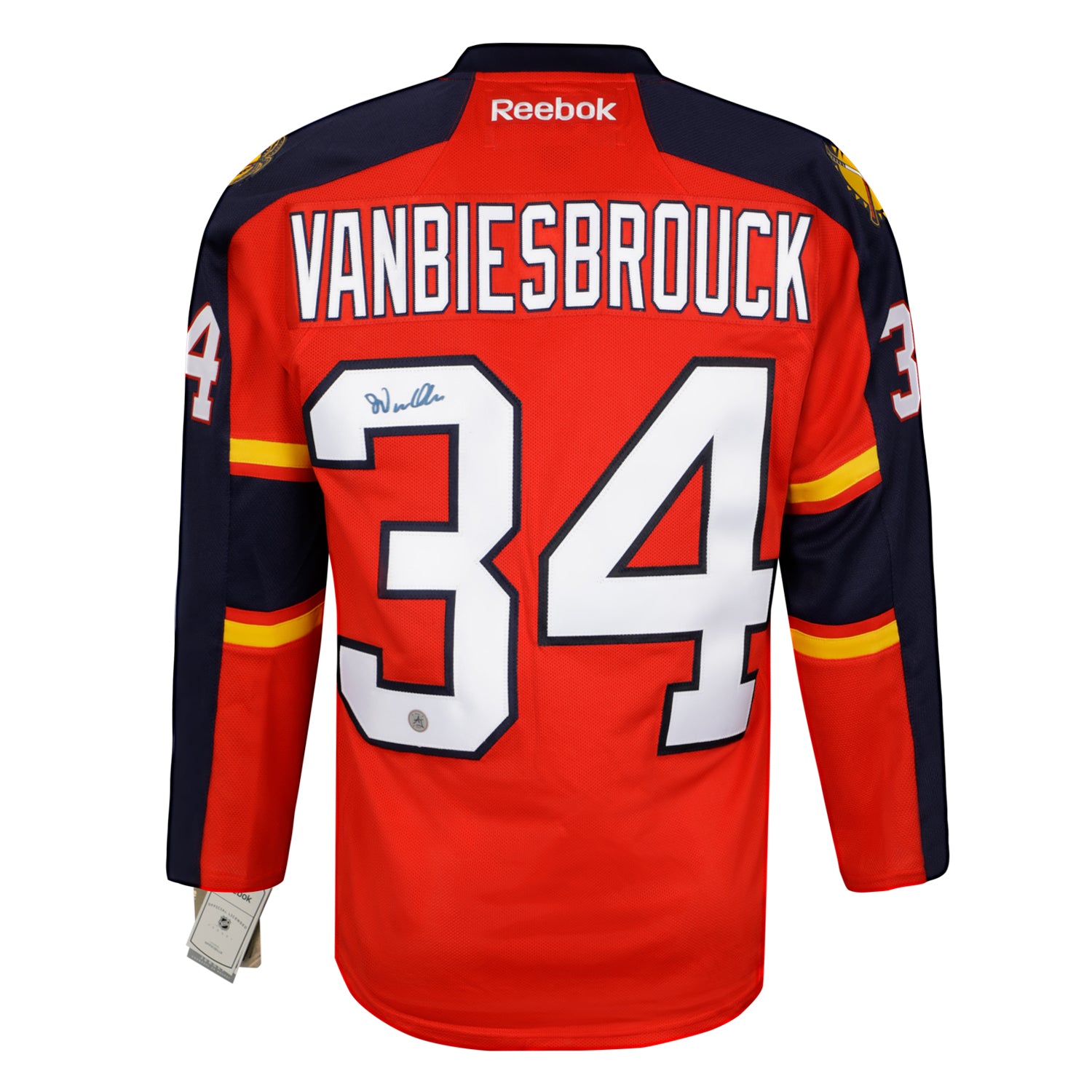 AJ Sports | John Vanbiesbrouck Signed Florida Panthers Vintage