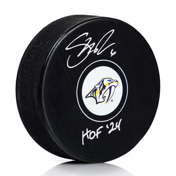 AJ Sports | Shea Weber Autographed Nashville Predators Hockey Puck
