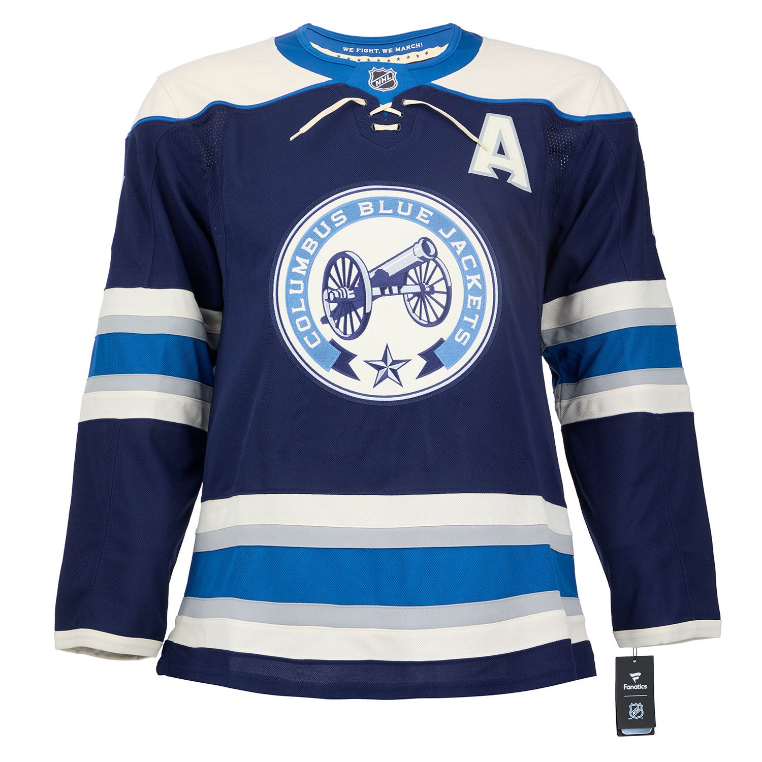 AJ Sports | Zach Werenski Signed Columbus Blue Jackets Alt Cannon