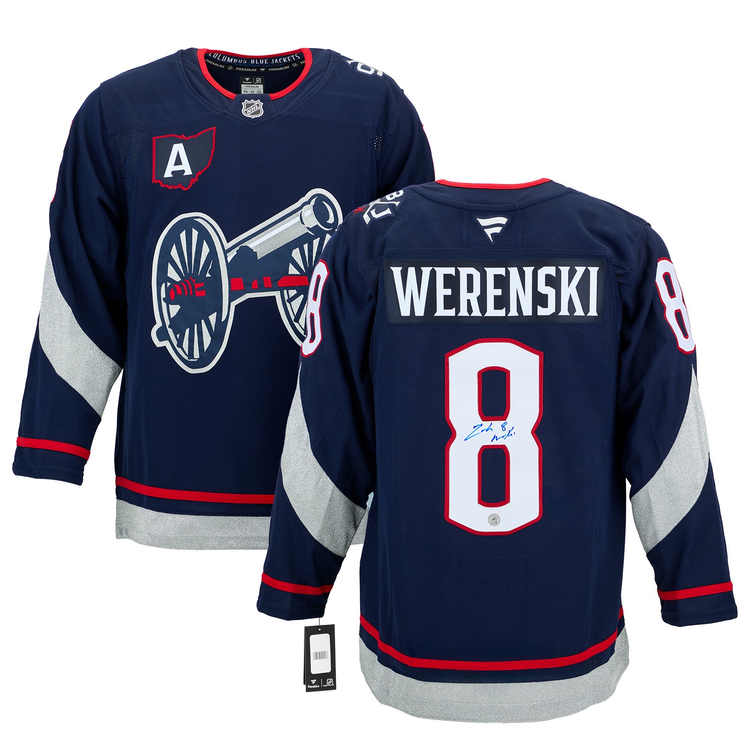 アッキー AJ Sports | Zach Werenski Signed Columbus Blue Jackets 2025
