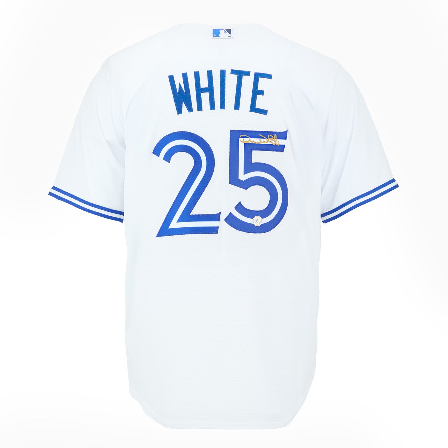 AJ Sports | Devon White Autographed Toronto Blue Jays White Nike