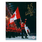 AJ Sports | Hayley Wickenheiser Autographed Team Canada Flag Bearer 8x10 Photo