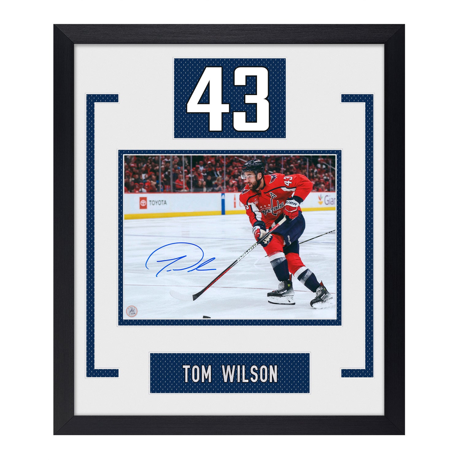 AJ Sports | Tom Wilson Signed Washington Capitals Authentic Number