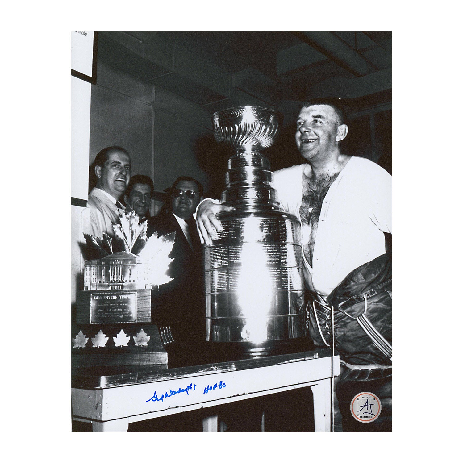 スーパーオルゴン奇瑞 AJ Sports | Gump Worsley Signed Montreal Canadiens Stanley Cup
