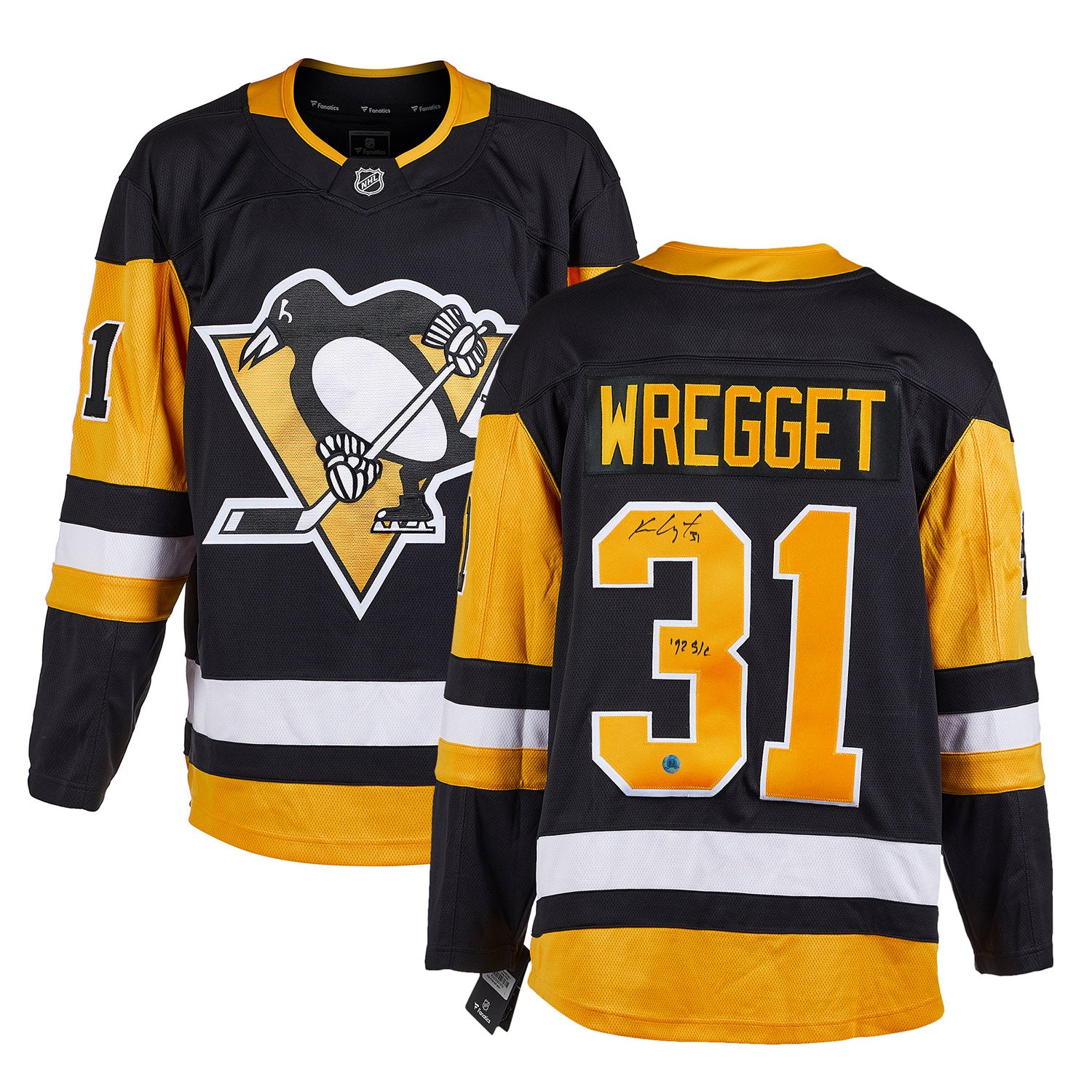 ニグロリーグ pittsburgh crawfords ユニフォーム AJ Sports | Ken Wregget Signed Pittsburgh Penguins Fanatics