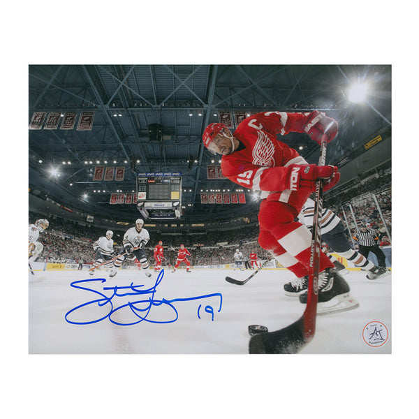 セール中…スティーヴン・アメル直筆サイン入り超大型写真…ARROW AJ Sports | Steve Yzerman Signed Detroit Red Wings 1997 Stanley
