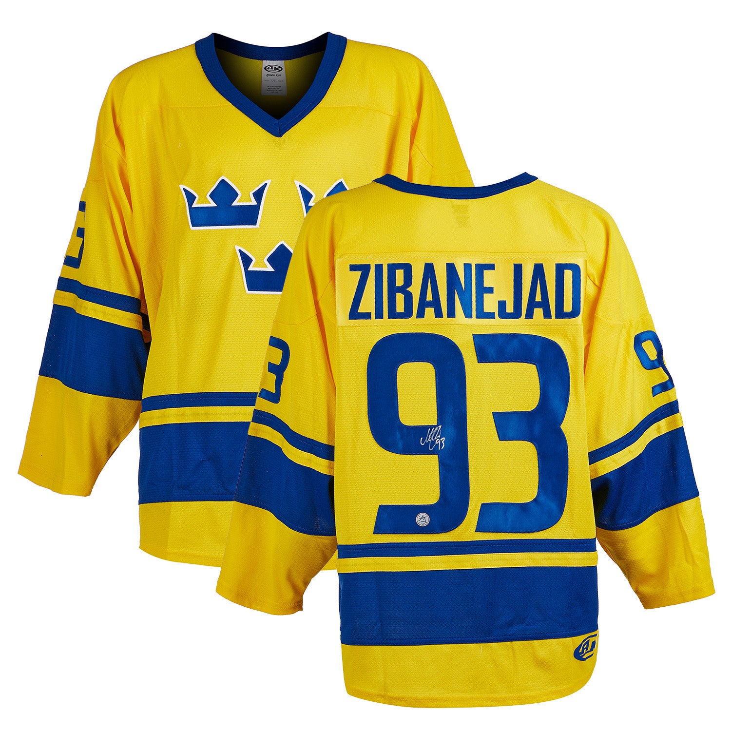 AJ Sports | Mika Zibanejad Team Sweden Autographed Hockey Jersey