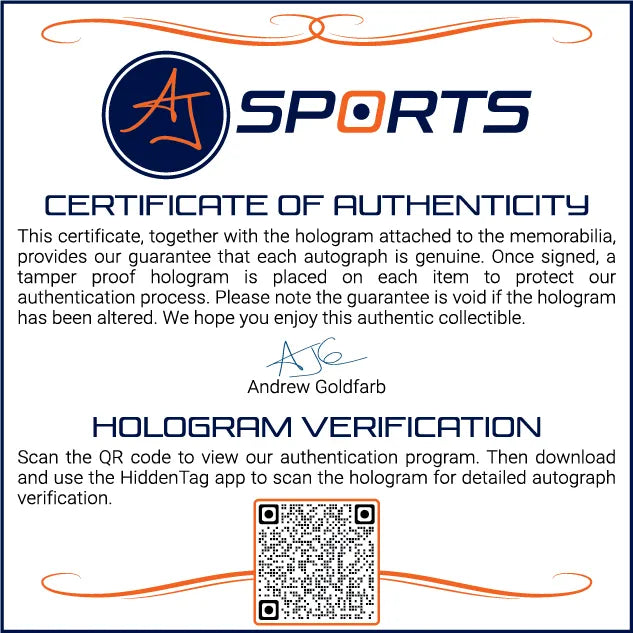 Hologram Verification – AJ Sports