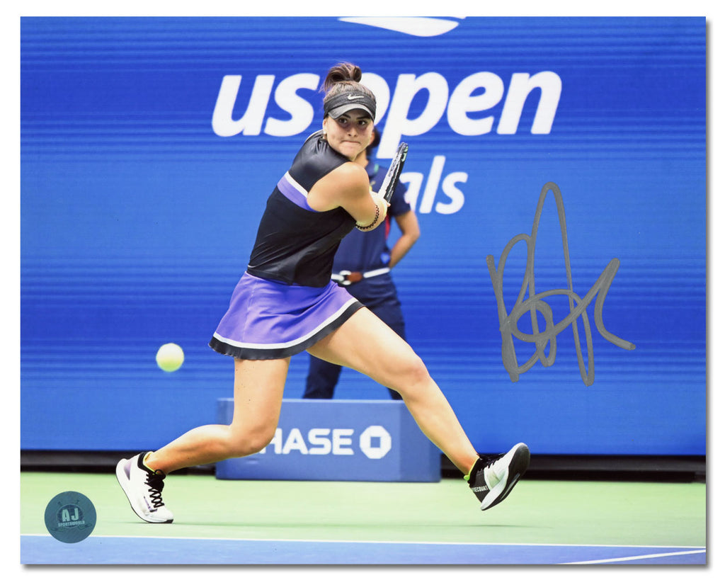 Bianca Andreescu Autographed US Open Finals Tennis 8x10 Photo | AJ Sports.