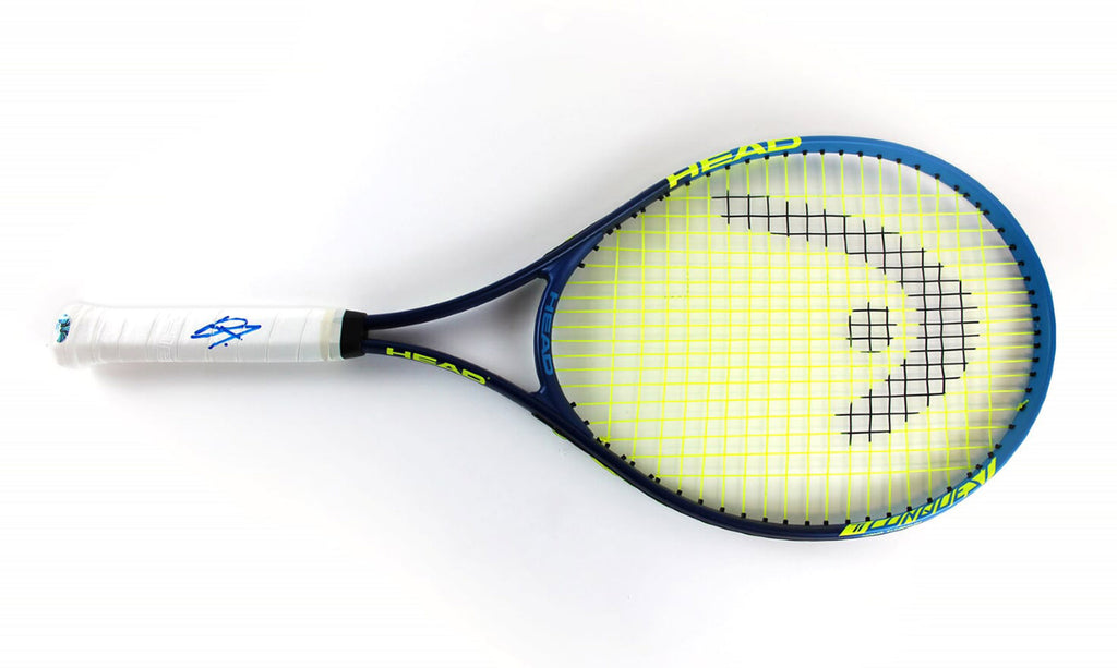 Bianca Andreescu Autographed Blue HEAD Conquest Tennis Racket | AJ Sports.
